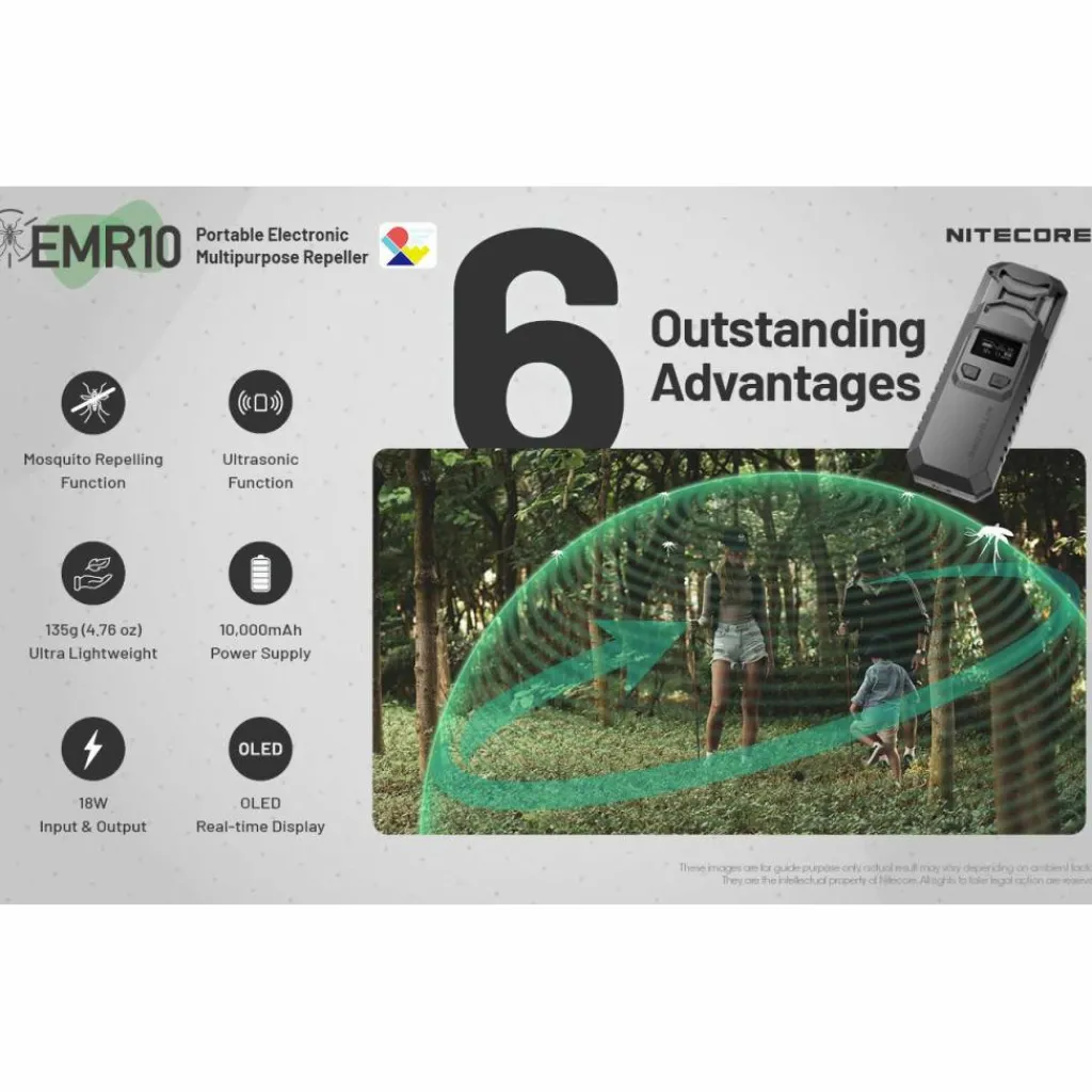 Anti Insecten-Nitecore EMR10 muggenverjager