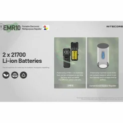 Anti Insecten-Nitecore EMR10 muggenverjager