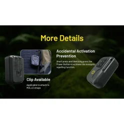 Nitecore EMR40 muggenverjager< Anti Insecten