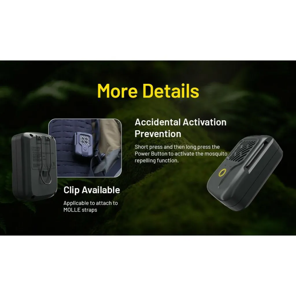 Nitecore EMR40 muggenverjager< Anti Insecten