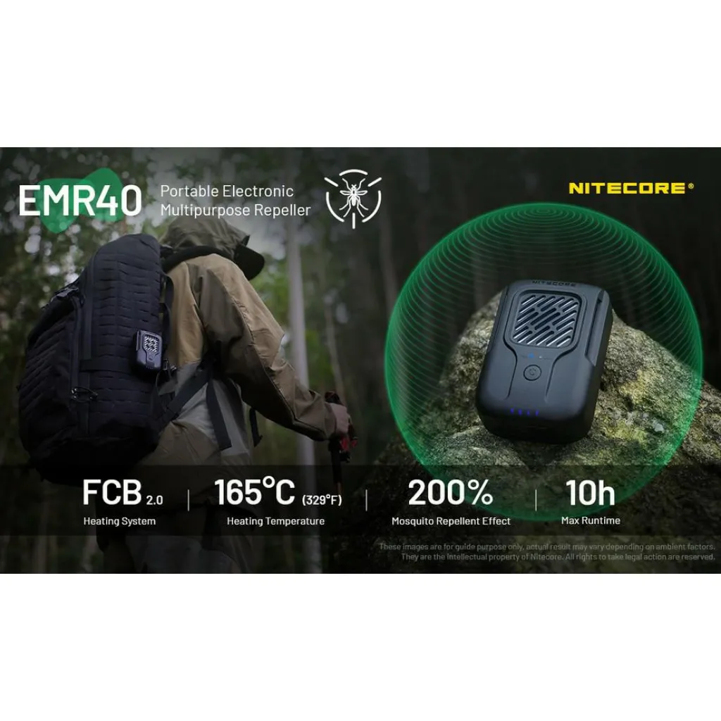 Nitecore EMR40 muggenverjager< Anti Insecten