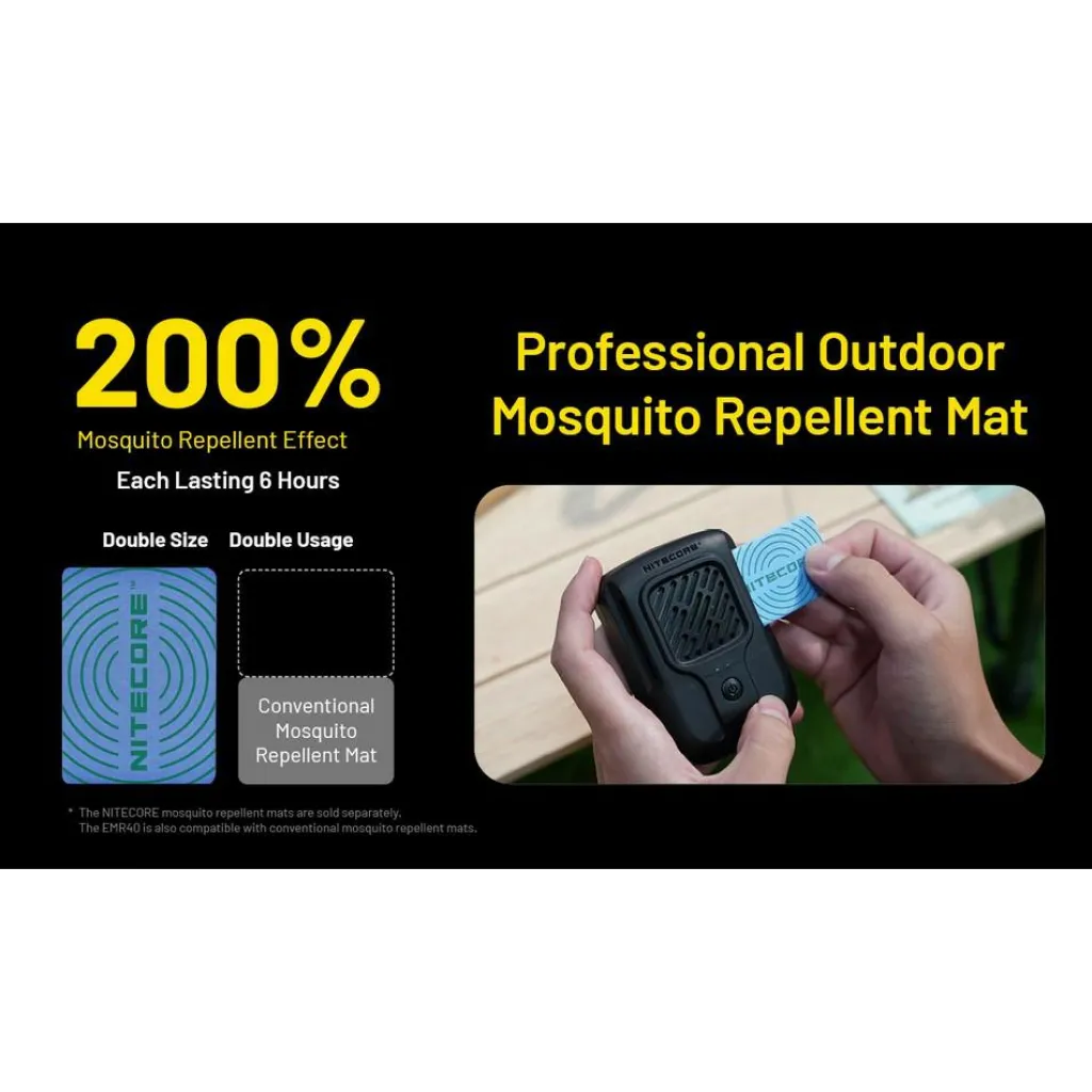 Nitecore EMR40 muggenverjager< Anti Insecten