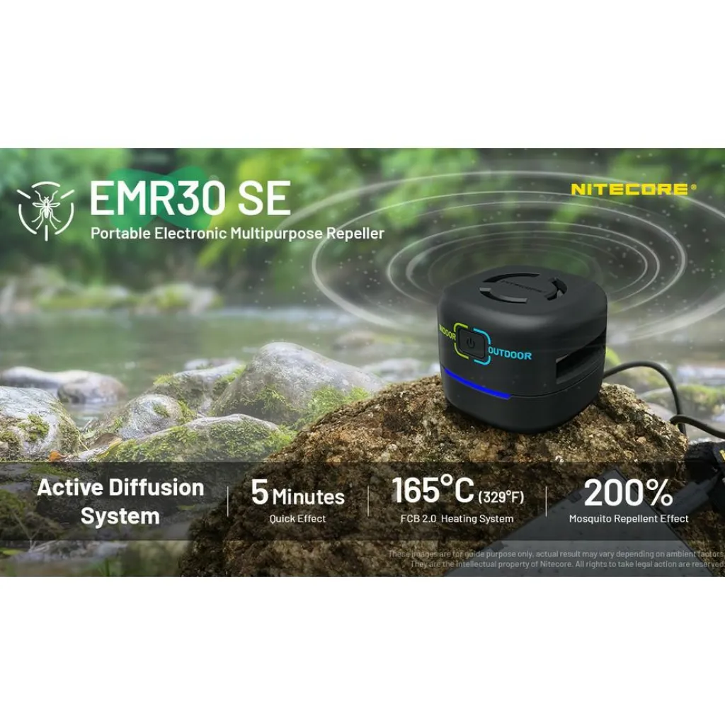 Nitecore EMR30 SE muggenverjager< Anti Insecten