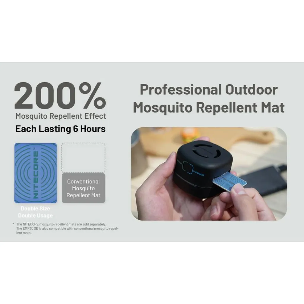 Nitecore EMR30 SE muggenverjager< Anti Insecten