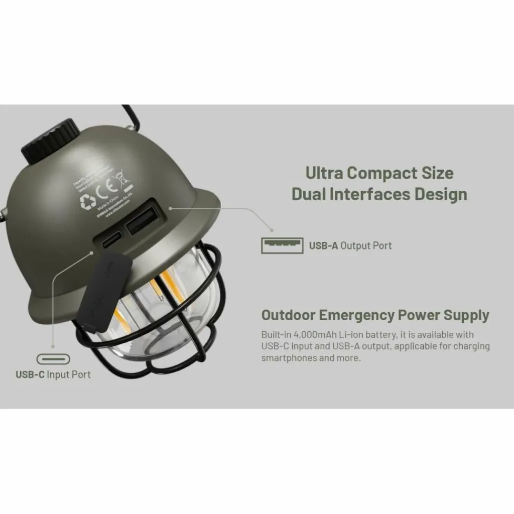 Nitecore LR40 lantaarn army green< Verlichting|Verlichting Oplaadbaar