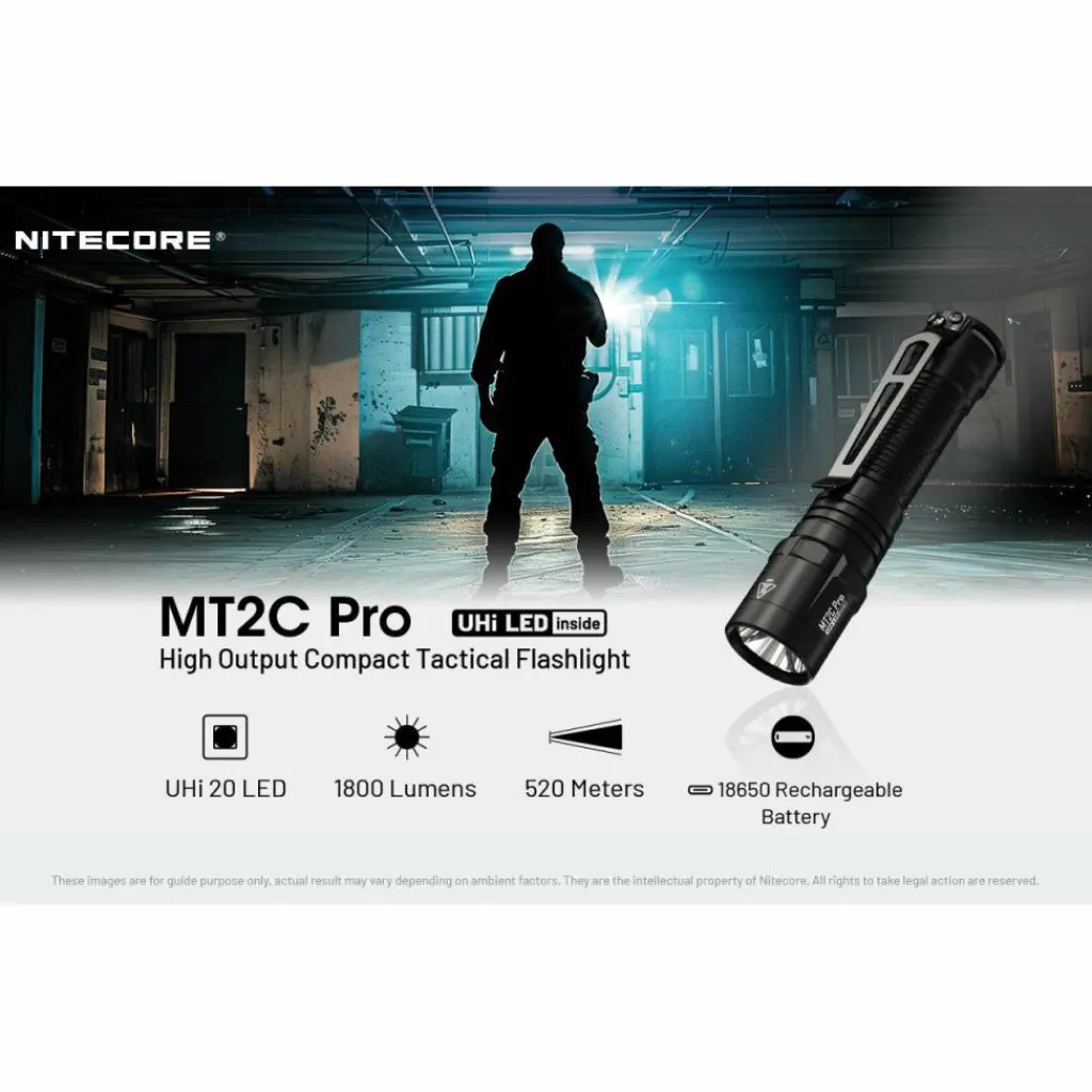 Nitecore MT2C Pro zaklamp black< Verlichting|Zaklampen