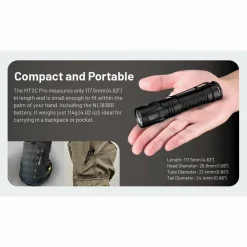 Nitecore MT2C Pro zaklamp black< Verlichting|Zaklampen