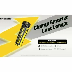 Nitecore NH2400 AA oplaadbare batterij 4-pack< Accu's & Batterijen