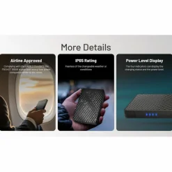 Accu's & Batterijen-Nitecore Pocket 10000 powerbank black