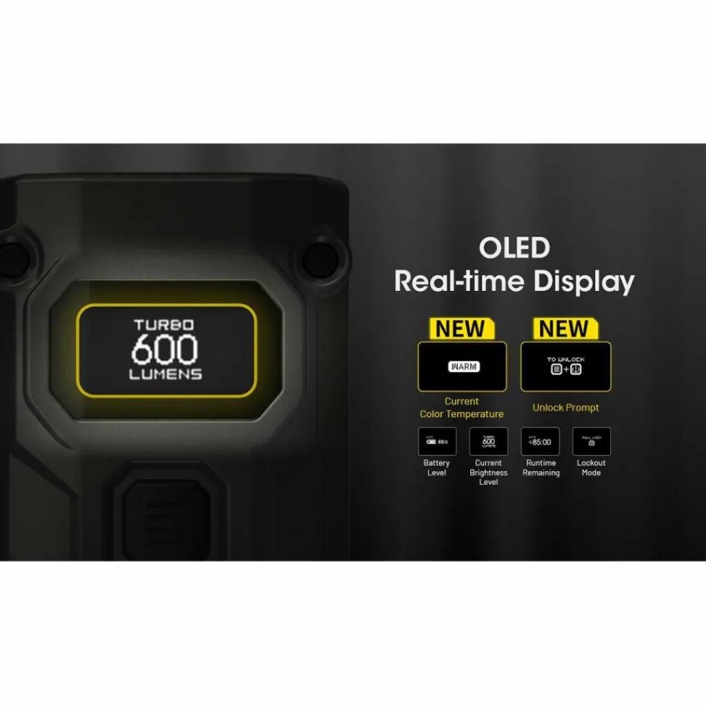 Verlichting|Zaklampen-Nitecore TINI3 zaklamp orange