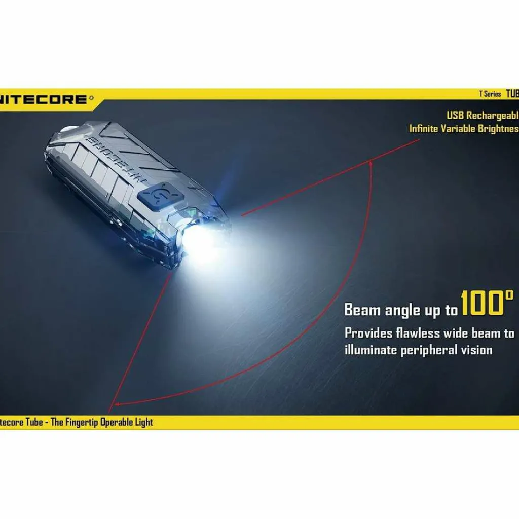 Verlichting|Zaklampen-Nitecore Tube V2.0 zaklamp blue