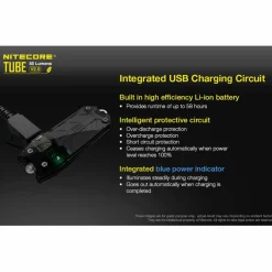 Nitecore Tube V2.0 zaklamp black< Verlichting|Zaklampen