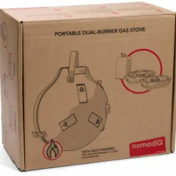 Gaskooktoestellen-NomadiQ Draagbaar outdoor 2-pits kooktoestel