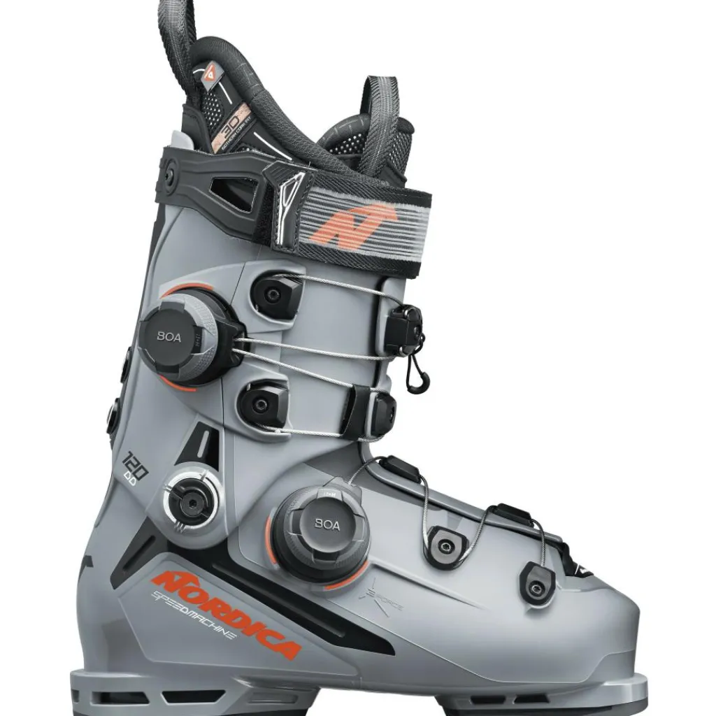 Nordica Speedmachine 3 120 BOA DD skischoenen heren grey black red< Skischoenen|Wintersport