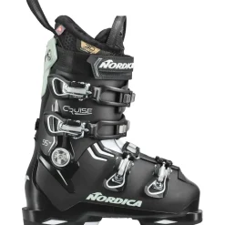 Nordica The Cruise 95 W GW skischoenen dames black green  white< Skischoenen|Wintersport
