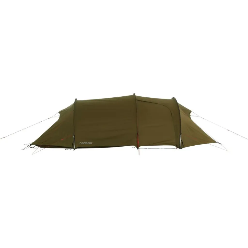 Nordisk Oppland 3 3.0 PU lichtgewicht tunneltent dark olive< 3-Persoons Tent|Tunneltenten