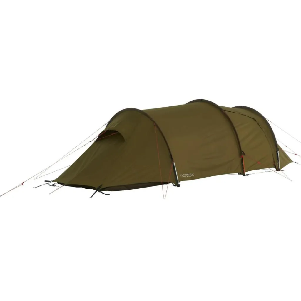 2-Persoons Tent|Tunneltenten-Nordisk Oppland 2 2.0 PU lichtgewicht tunneltent dark olive