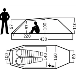 2-Persoons Tent|Tunneltenten-Nordisk Oppland 2 2.0 PU lichtgewicht tunneltent dark olive