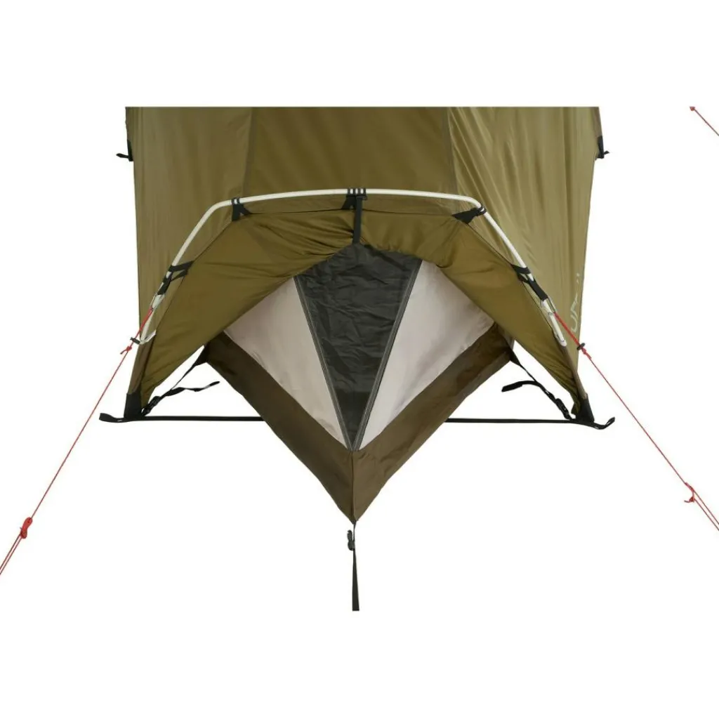 Nordisk Svalbard 1 2.0 PU lichtgewicht tunneltent dark olive< 1-Persoons Tent|Tunneltenten