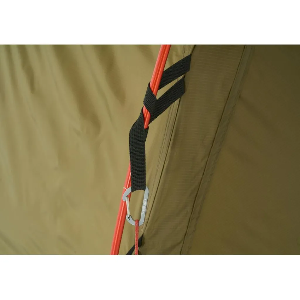 Nordisk Svalbard 1 2.0 PU lichtgewicht tunneltent dark olive< 1-Persoons Tent|Tunneltenten