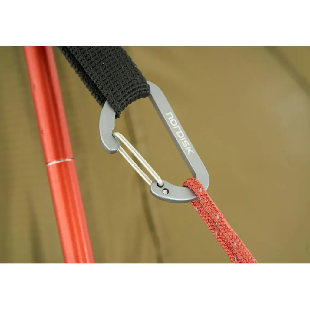 Nordisk Svalbard 1 2.0 PU lichtgewicht tunneltent dark olive< 1-Persoons Tent|Tunneltenten