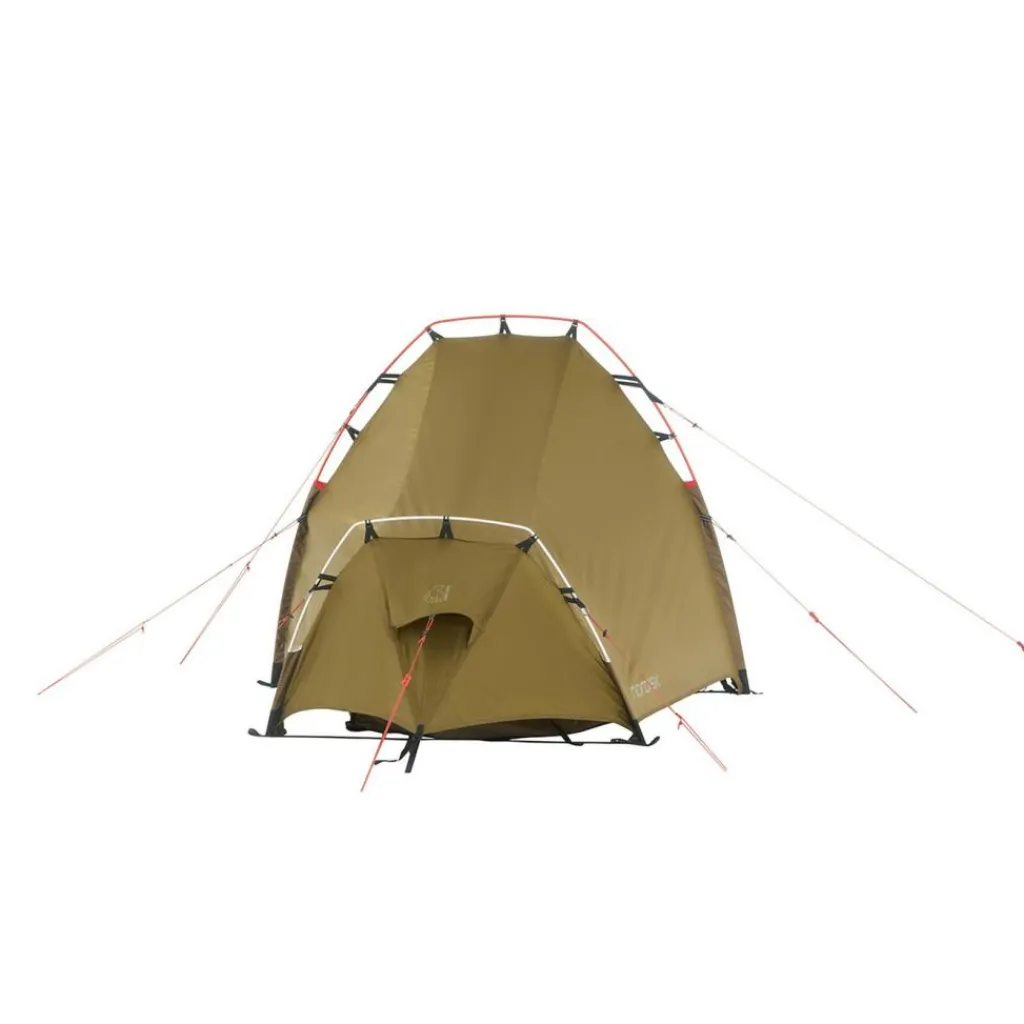 Nordisk Svalbard 1 2.0 PU lichtgewicht tunneltent dark olive< 1-Persoons Tent|Tunneltenten