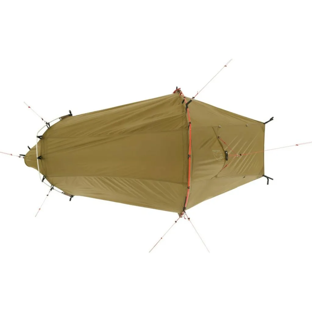 Nordisk Svalbard 1 2.0 PU lichtgewicht tunneltent dark olive< 1-Persoons Tent|Tunneltenten