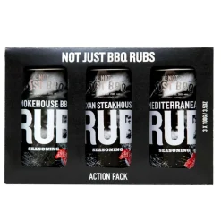 Accessoires-Not Just Bbq  Multipack BBQ Rubs geschenkset 300 gram