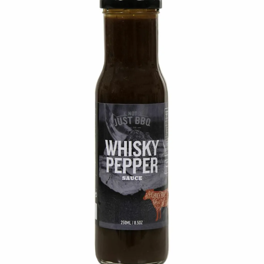 Not Just Bbq Whisky Pepper barbecuesaus 250 ml< Accessoires