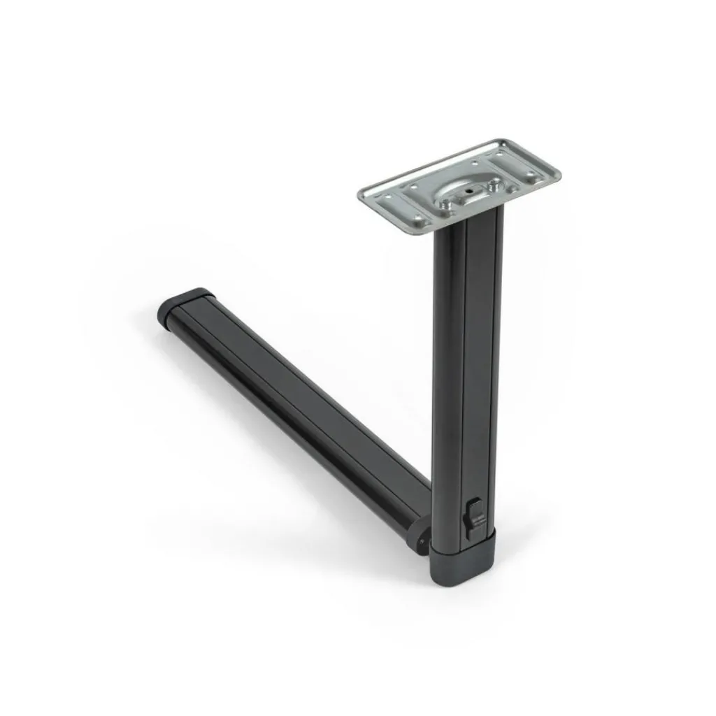 Tafelpoten-Novus Klaptafelpoot met middenknik zwart