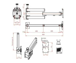 Audio & Video-Novus Sky 10N Flatscreen televisiebeugel
