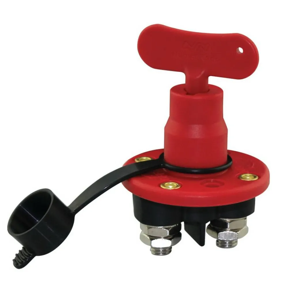 Schakelmateriaal-Nuova Rade Hoofdstroomschakelaar 250A rood