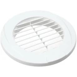 Nuova Rade ventilatierooster rond 76 mm wit< Ventilatie