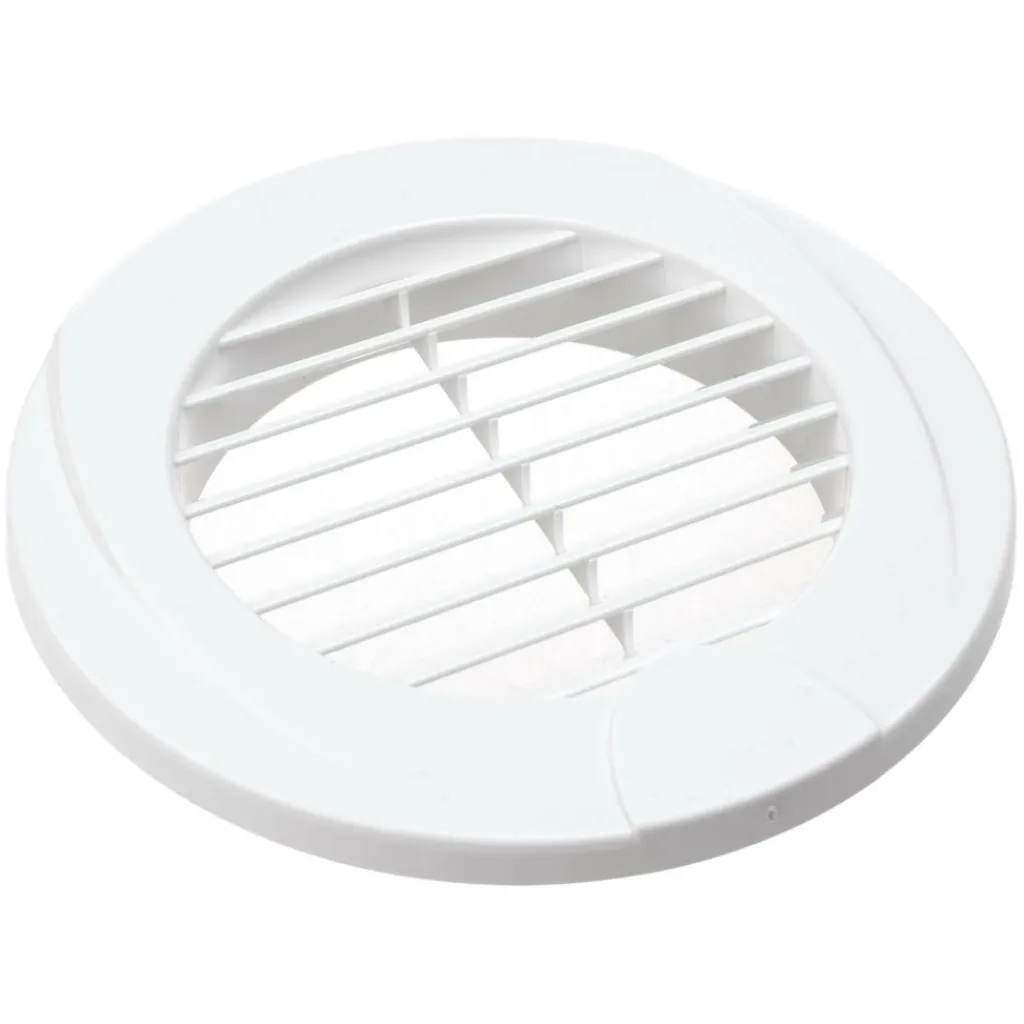 Nuova Rade ventilatierooster rond 76 mm wit< Ventilatie