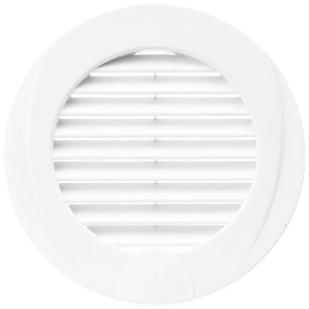 Nuova Rade ventilatierooster rond 76 mm wit< Ventilatie