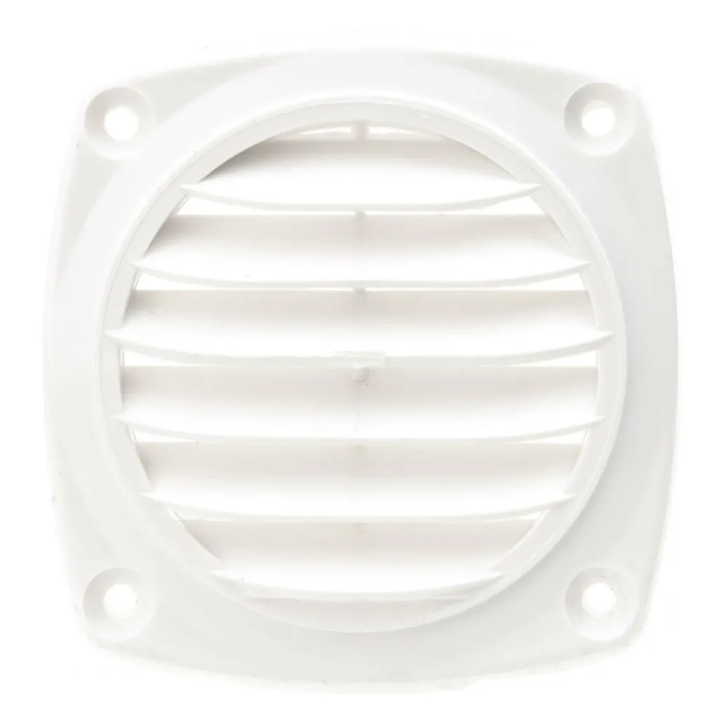 Ventilatie-Nuova Rade ventilatierooster 82 x 82 mm wit