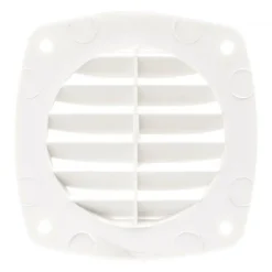 Ventilatie-Nuova Rade ventilatierooster 82 x 82 mm wit