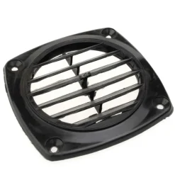 Ventilatie-Nuova Rade ventilatierooster 82 x 82 mm zwart