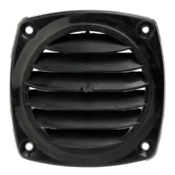 Ventilatie-Nuova Rade  ventilatierooster 82 x 82 mm zwart