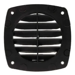 Ventilatie-Nuova Rade ventilatierooster 82 x 82 mm zwart