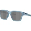 Zonnebrillen-Oakley Briza zonnebril prizm black matte transparant stonewash