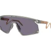 Zonnebrillen-Oakley BXTR Metal Forge Collection zonnebril prizm grey  transparent grey ink