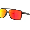 Oakley Castel zonnebril heren matte grey smoke< Zonnebrillen