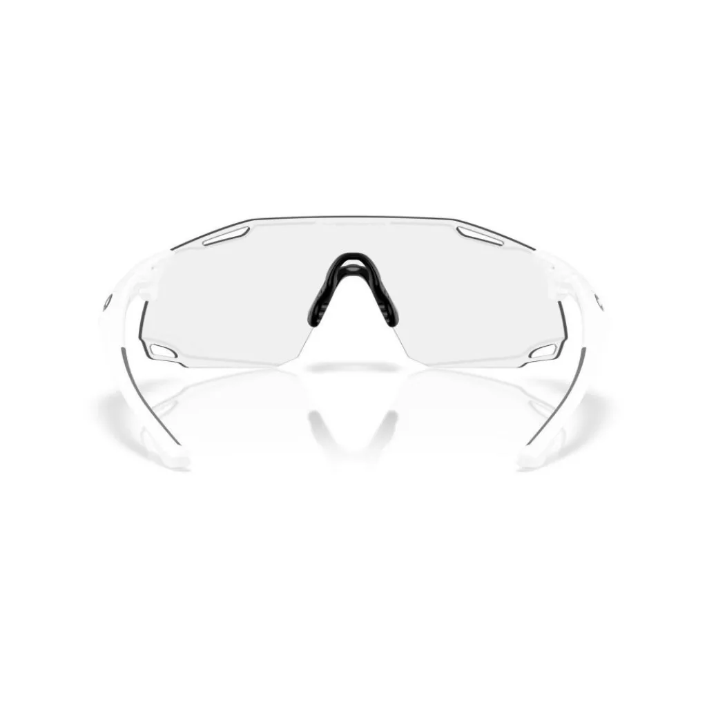 Zonnebrillen-Oakley Cybr Dyno zonnebril clear to black iridium photochromic matte white