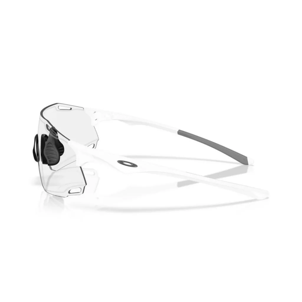 Zonnebrillen-Oakley Cybr Dyno zonnebril clear to black iridium photochromic matte white
