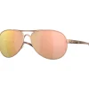 Zonnebrillen-Oakley Feedback zonnebril dames satin rose gold