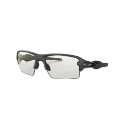 Zonnebrillen-Oakley Flak 2.0 XL fietsbril heren steel photochromic