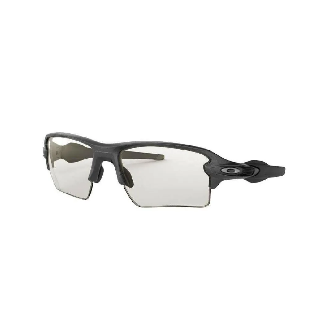 Zonnebrillen-Oakley Flak 2.0 XL fietsbril heren steel photochromic