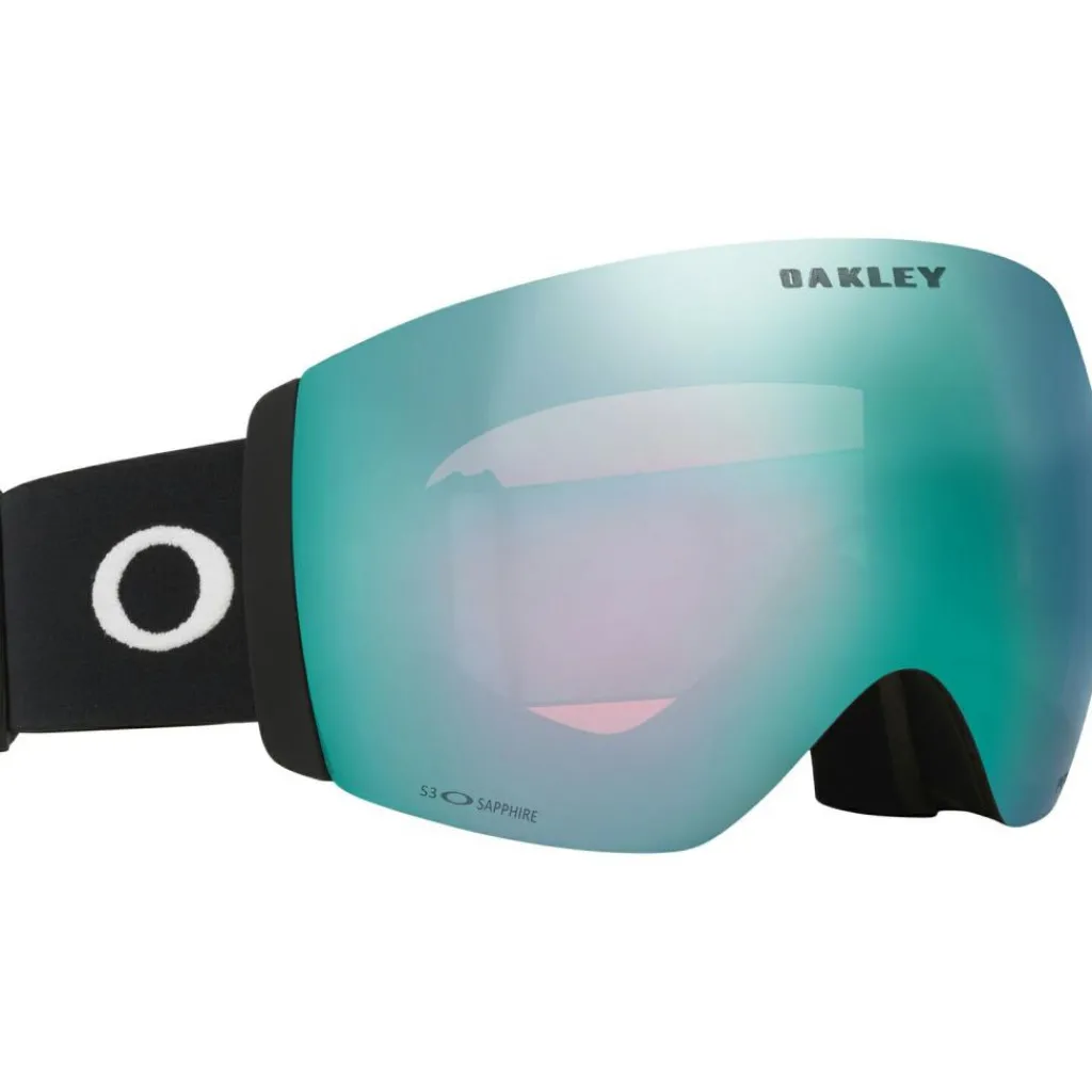 Oakley Flight Deck Pro L skibril prizm snow sapphire iridium matte black< Skibrillen|Wintersport