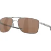 Oakley Gauge 8 zonnebril heren polished chrome< Zonnebrillen